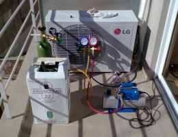 Instalación de equipos de Aire Acondicionado