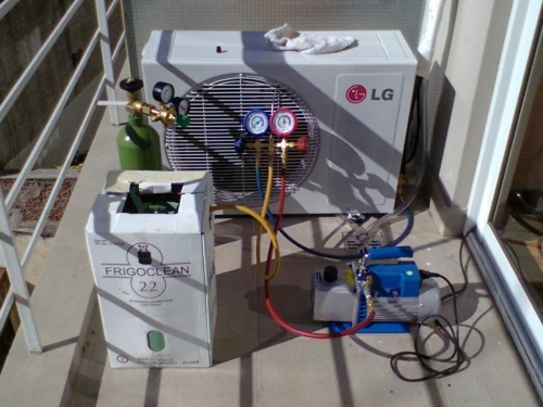 Instalación de equipos de Aire Acondicionado